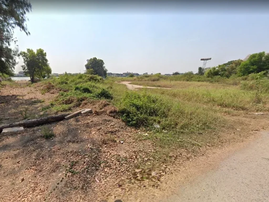 ขายที่ดินติดแม่น้ำเจ้าพระยา อสามโคก จปทุมธานี เนื้อที่ 7-3-17 ไร่