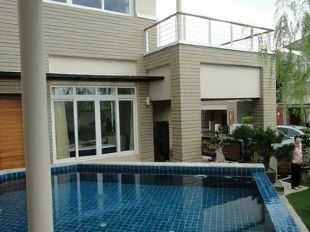 ขายบ้าน Pool Villa ติดทะเล หมู่บ้านบ้านทะเล-พัทยา 129 ตรว 3 ห้องนอน 3 ห้องน้ำ พร้อมเฟอร์นิเจอร์