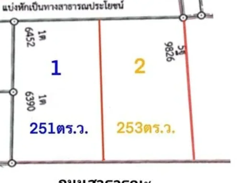 ขายที่ดิน 2แปลง ซอยหนองยายแนทร์ 23 ตเพ อเมือง จระยอง