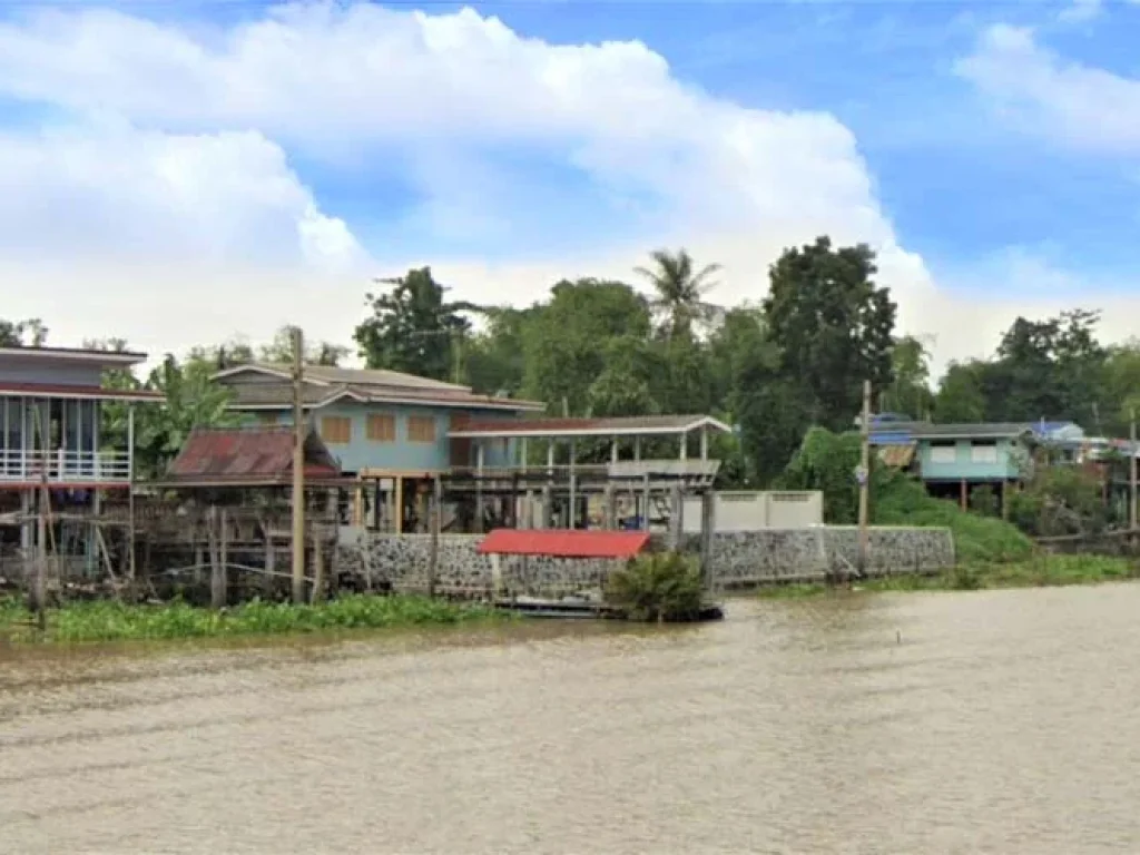 ที่ดินติดเเม่น้ำเจ้าพระยา 613 ตรวา ซบางกระบือ 5 สามโคก ปทุมธานี