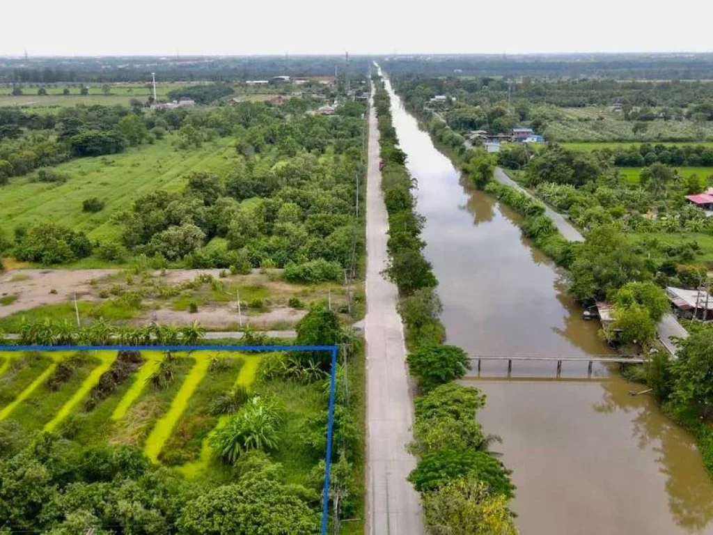 ขายที่ดินหนองเสือ 4 ไร่ คลอง 9 ติดถนน 3 ด้าน ติดคลองชลประทาน ใกล้ถรังสิต - นครนายก 305 - 42 กม จปทุมธานี