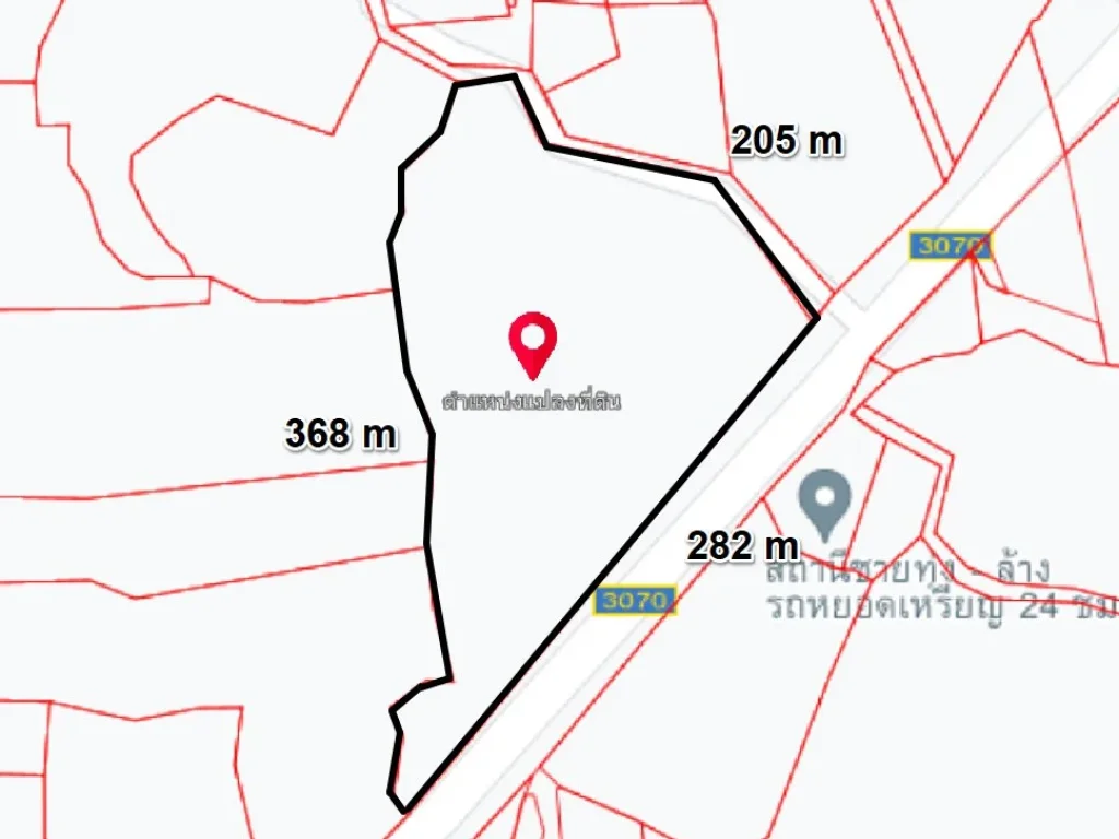 ขายที่ดินหนองโพรง 20 ไร่ ติดถนนเส้น 3070 ใกล้แยกโคกขวาง 13 กม อศรีมหาโพธิ จปราจีนบุรี