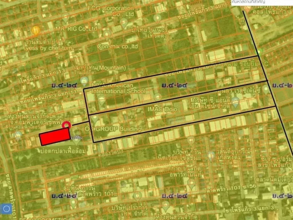 ขายที่ดิน 616 ตารางวา ซอยโพธิ์แก้ว3 แยก7 แยก9 แยก11 ลาดพร้าว101 นวมินทร์ รามอินทรา