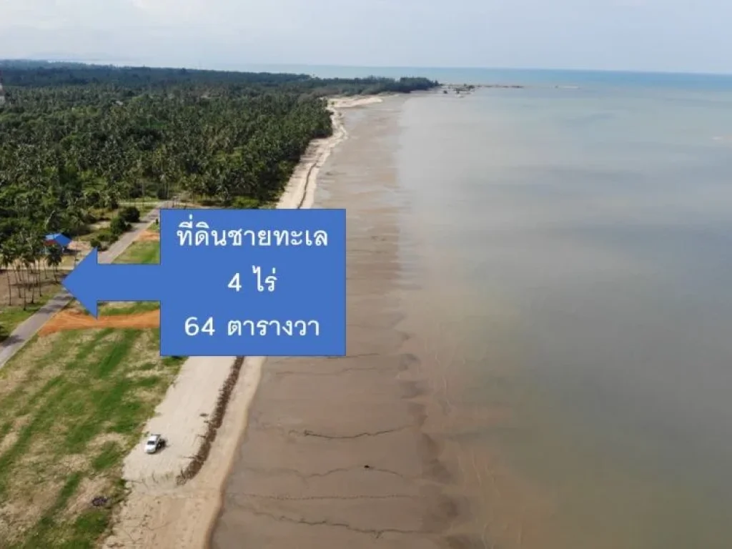 ขายที่ดินชายทะเล 4 ไร่ หาดสำเร็จ ท่าชนะ สุราษฎ์ธานี