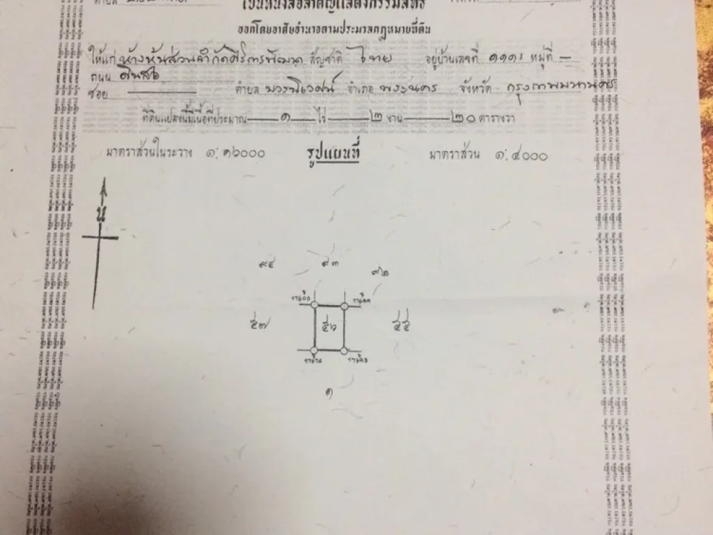 ขายด่วน ที่ดินเนื้อที่ 4ไร่ 2 งาน 61ตารางวา ขายยกแปลง