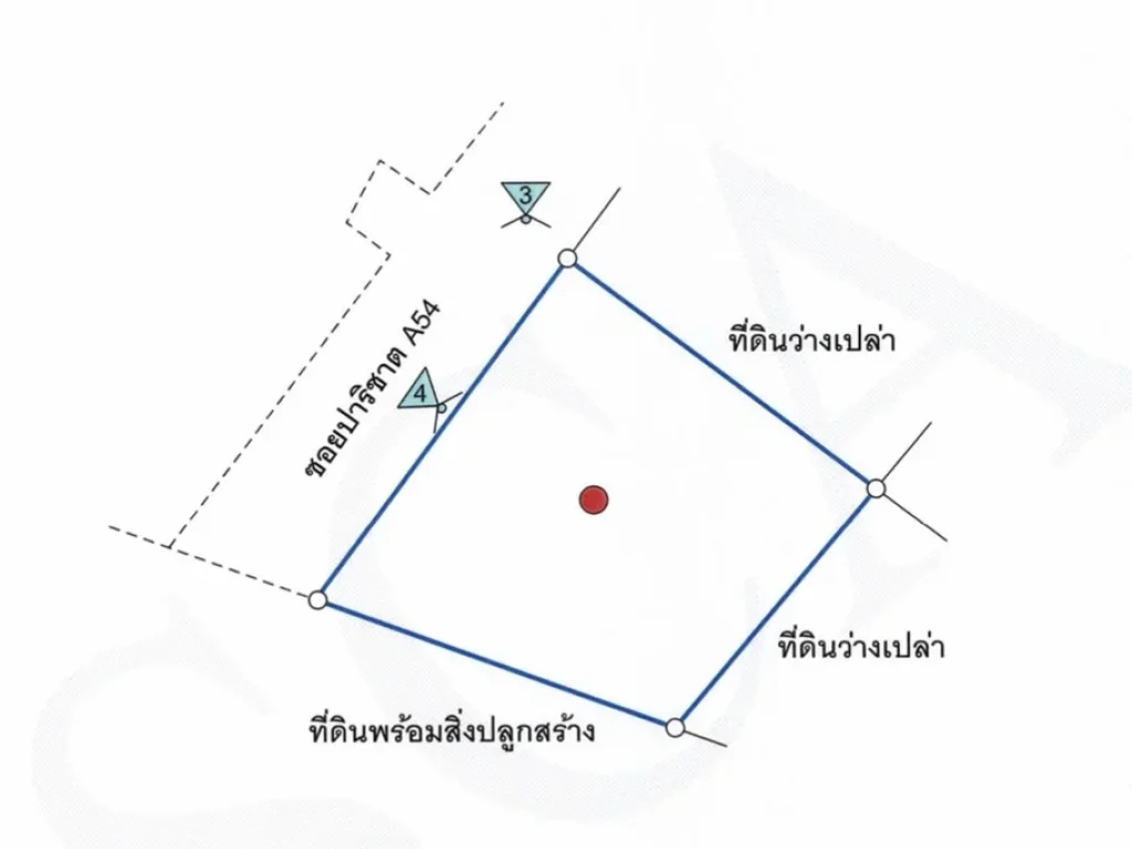 ขายที่ดินเปล่า หมู่บ้านปาริชาต ปทุมธานี เพียง 3330000 บาท เจ้าของขายเอง