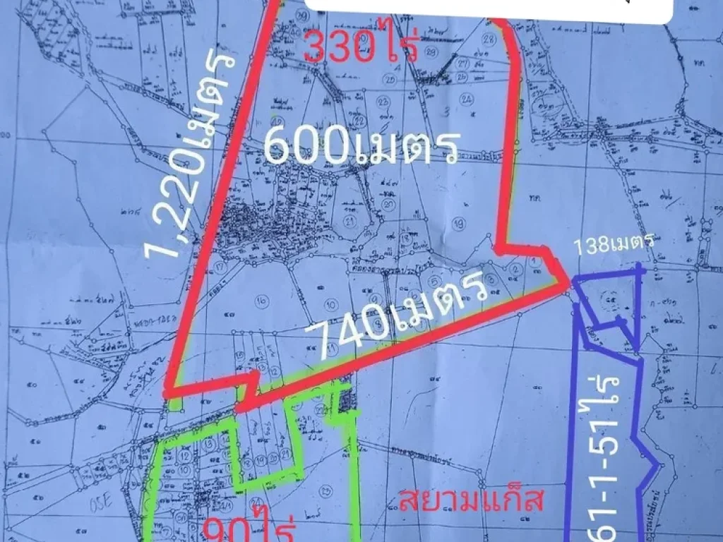 ขายที่ดินสีม่วงติดทะเลรวม422ไร่ บ้านหนองแฟบตมาบตาพุด อเมือง จระยอง