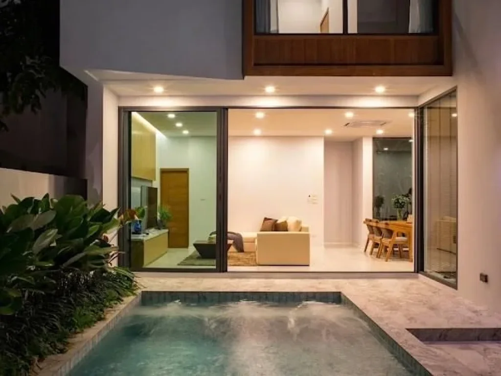 ขายบ้านในเมืองเชียงใหม่ Pool villa สร้างใหม่ โซนเจ็ดยอด ใกล้เมญ่า เนื้อที่ 555 ตรว