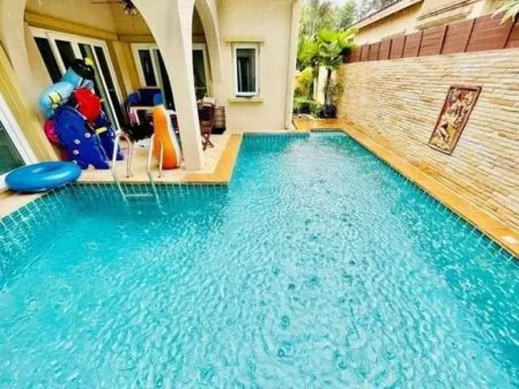 บ้าน pool villa พร้อมเข้าอยู่ ชัยพฤกษ์ พัทยา 80 ตรว 85 ล้านบาท