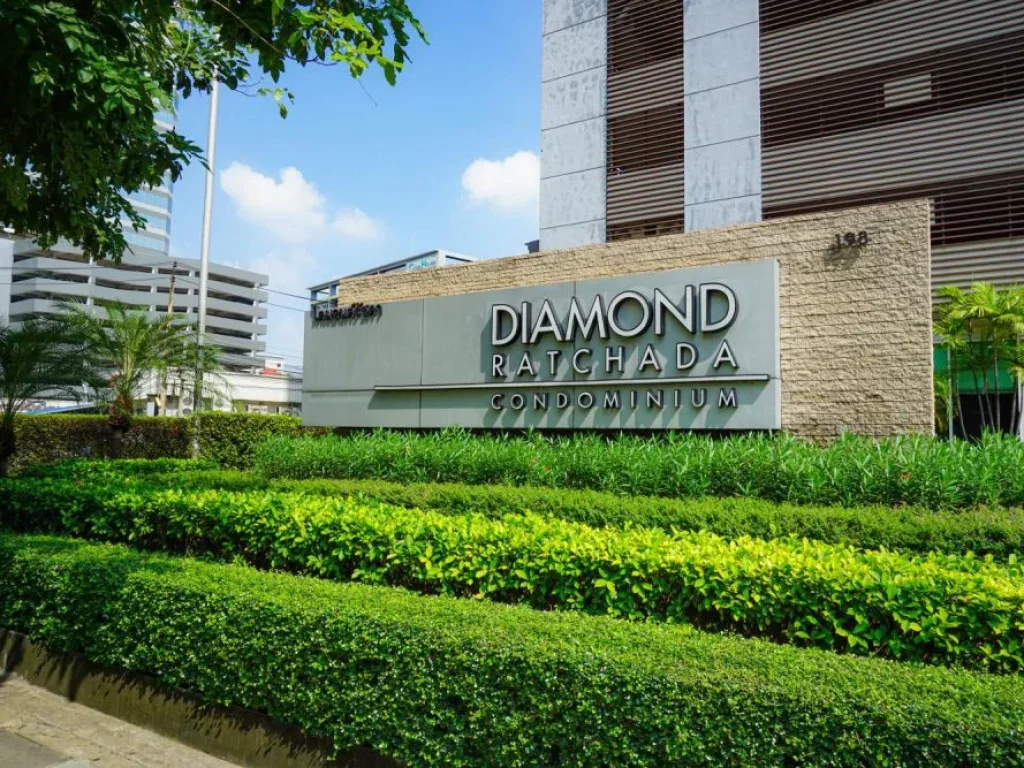 ให้เช่าคอนโดพร้อมอยู่ ใจกลางเมืองติดรถไฟฟ้า MRT Diamond Ratchada Condominium for Rent Diamond Ratchada Bangkok