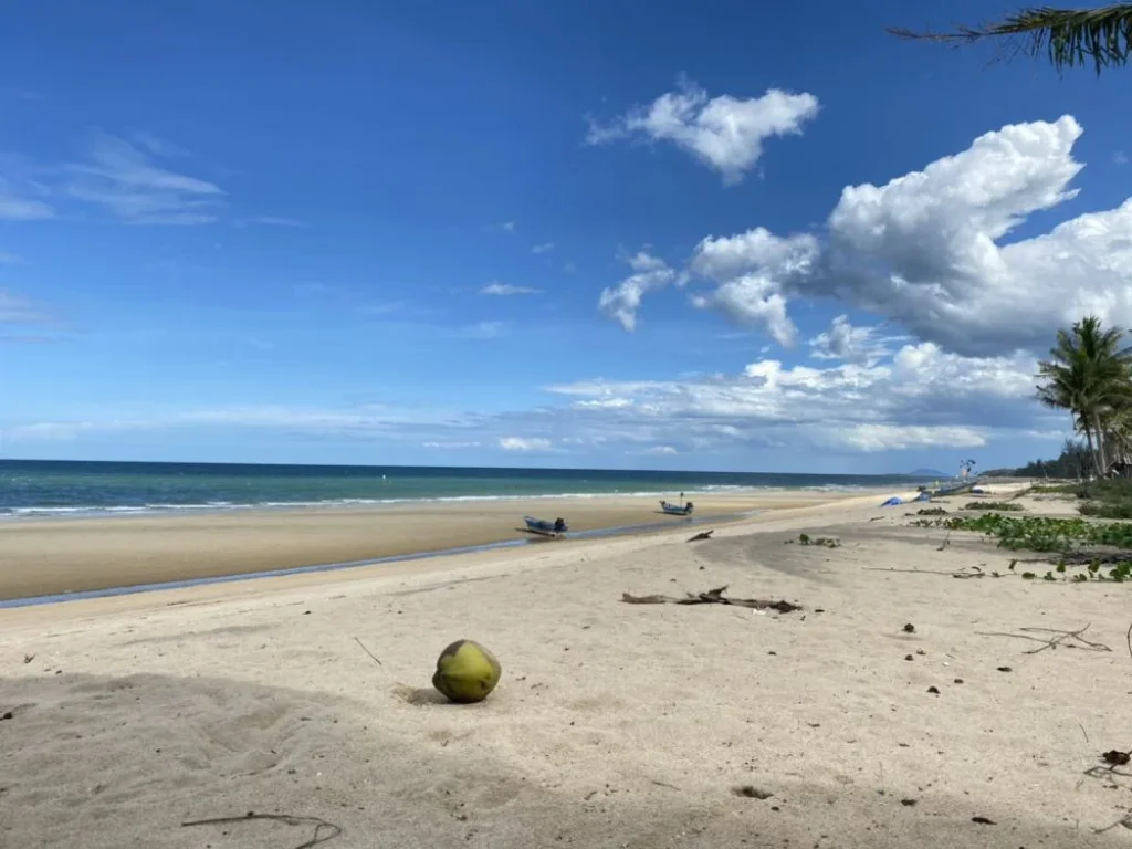 ขายที่ดิน 14 ไร่ ติดทะเล หาดแหลมกุ่ม ตนาหูกวาง อทับสะแก จประจวบ