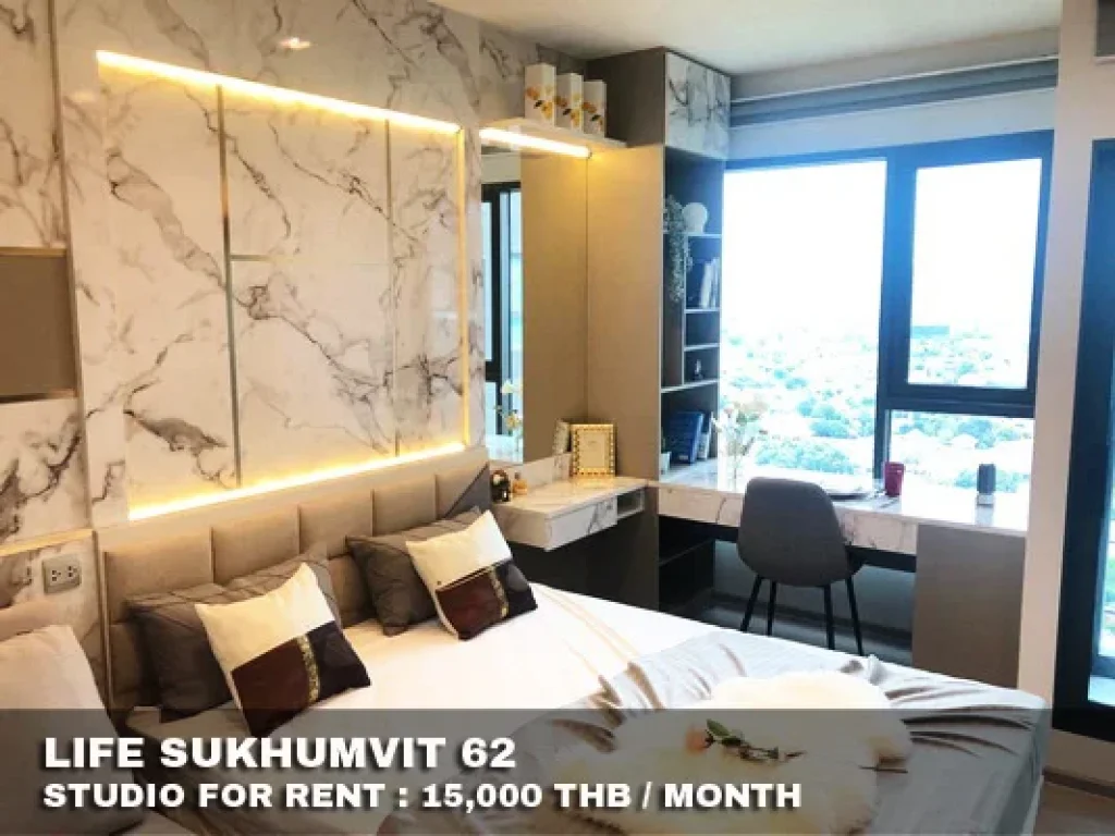 เช่า FOR RENT LIFE SUKHUMVIT 62 Studio 26 Sqm15000 CLOSE BTS BANGCHAK