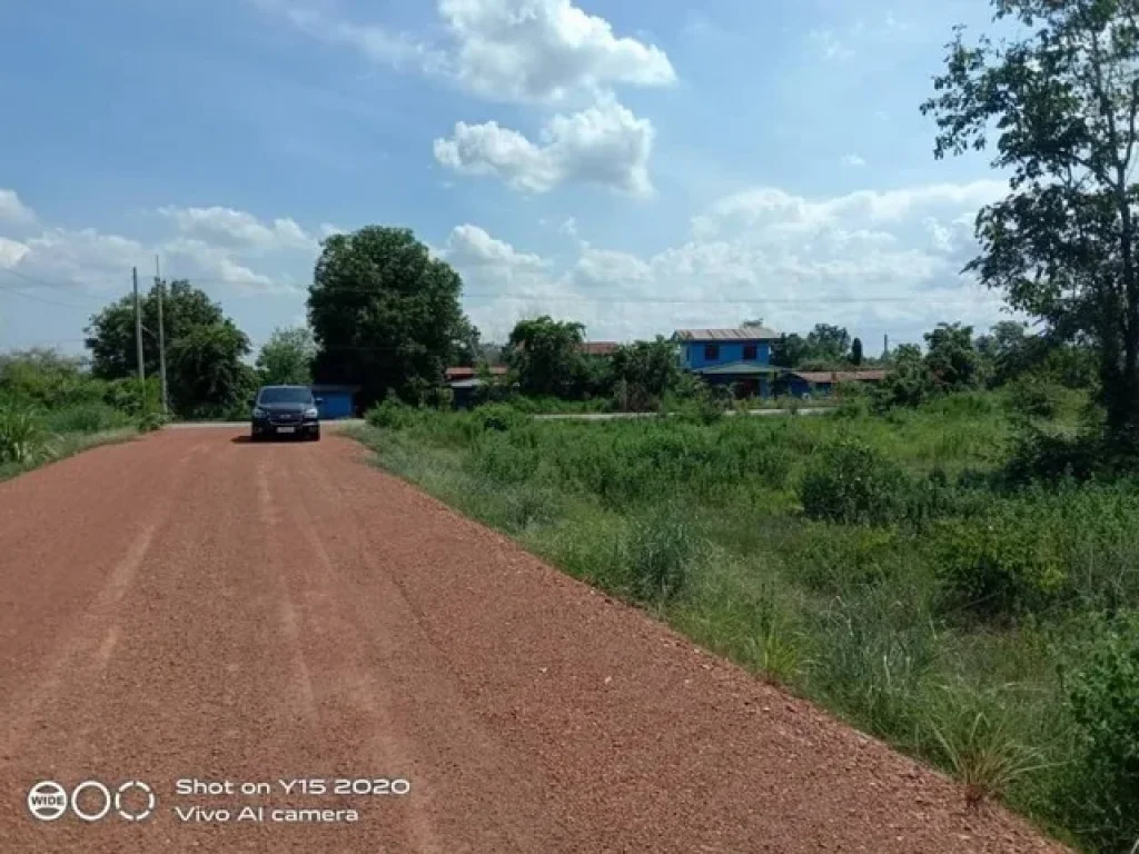 ขายที่ดินเปล่า ที่ดินแบ่งขาย ติดถนนลาดยาง ทางหลวงชนบทสายบ้านสะพานหิน-บ้านภิรมณ์สุข