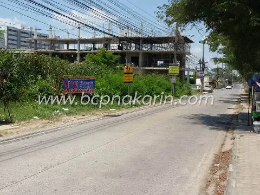 ขายที่ดิน วัดศรีวารีน้อย ซวัดศรีวารีน้อย บางนา เนื้อที่ 1508 ตรว