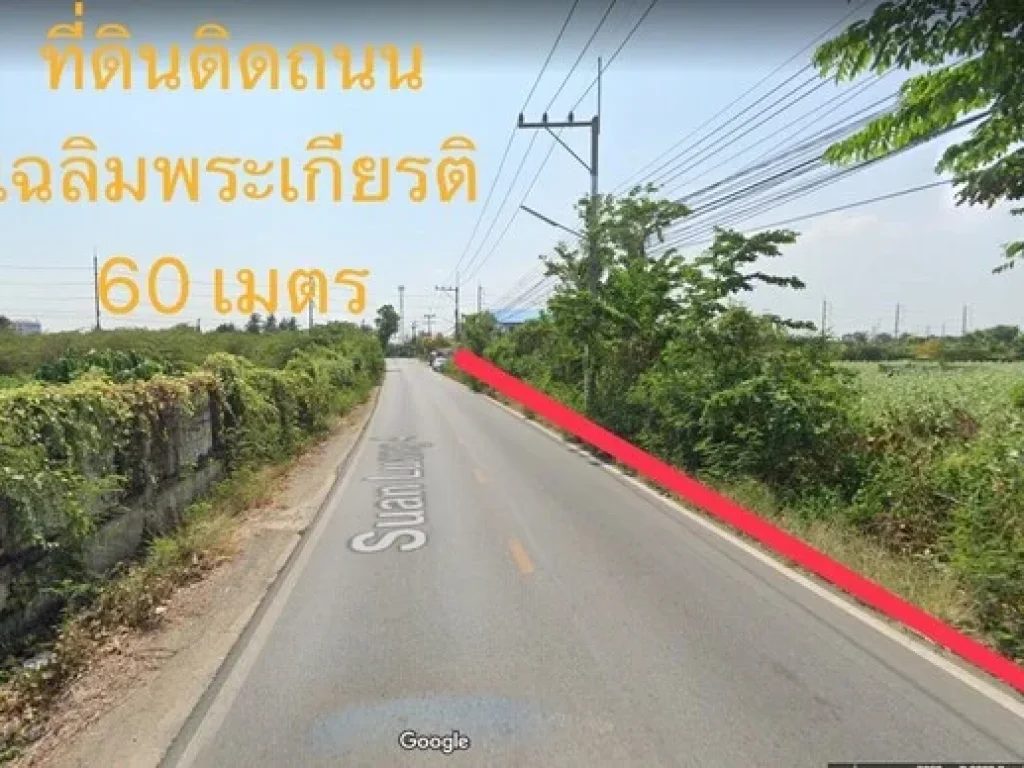 ขายที่ดิน 2 แปลงติดกัน เนื้อที่ 14-1-41 ไร่ กว้าง 60x370 ม ซอยเฉลิมพระเกียรติ จสมุทรสาคร