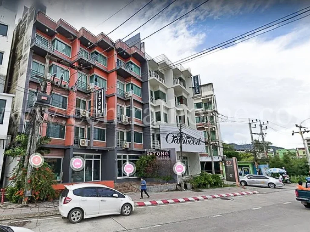 โรงแรม Hotel อาคารพาณิชย์ 3 คูหา ติดถนน พระบารมี ป่าตอง ภูเก็ต