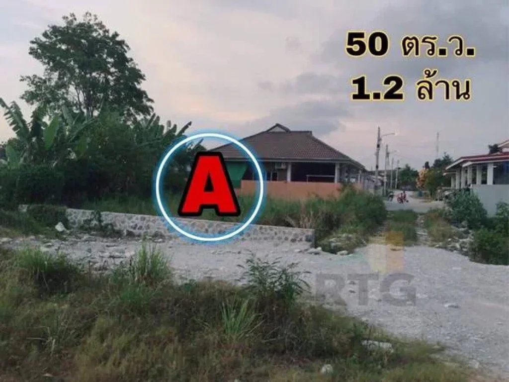 ขายที่ดิน เมืองพัทยา 50 ตรว เหมาะสำหรับสร้างที่พักอาศัย และสร้างบ้านขาย