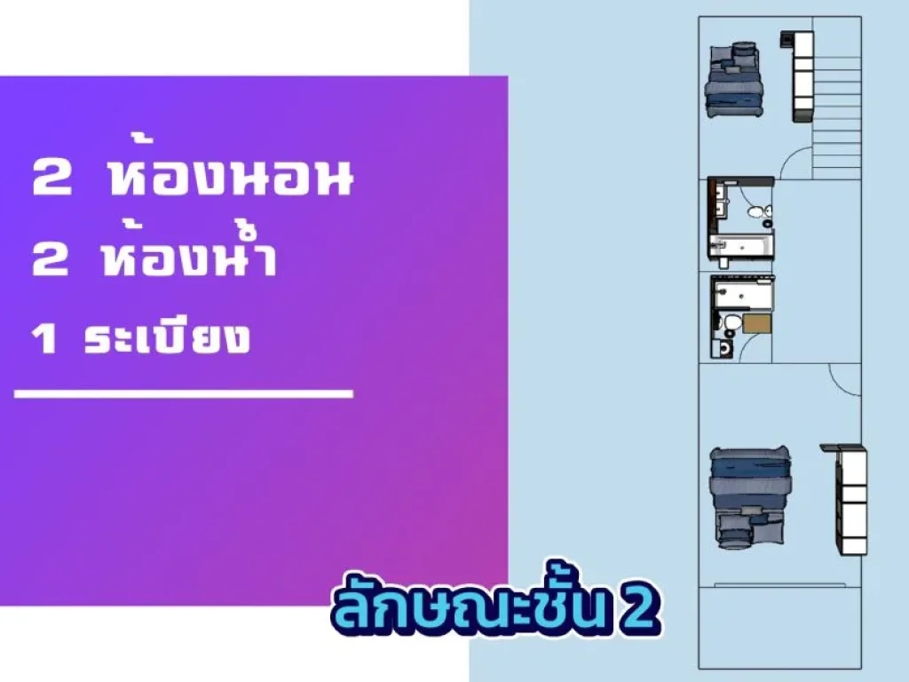 ขายทาวน์โฮม 2 ชั้น ติดถนนเลียบน้ำปิง โซนบ้านป่าแดด อำเภอเมืองเชียงใหม่