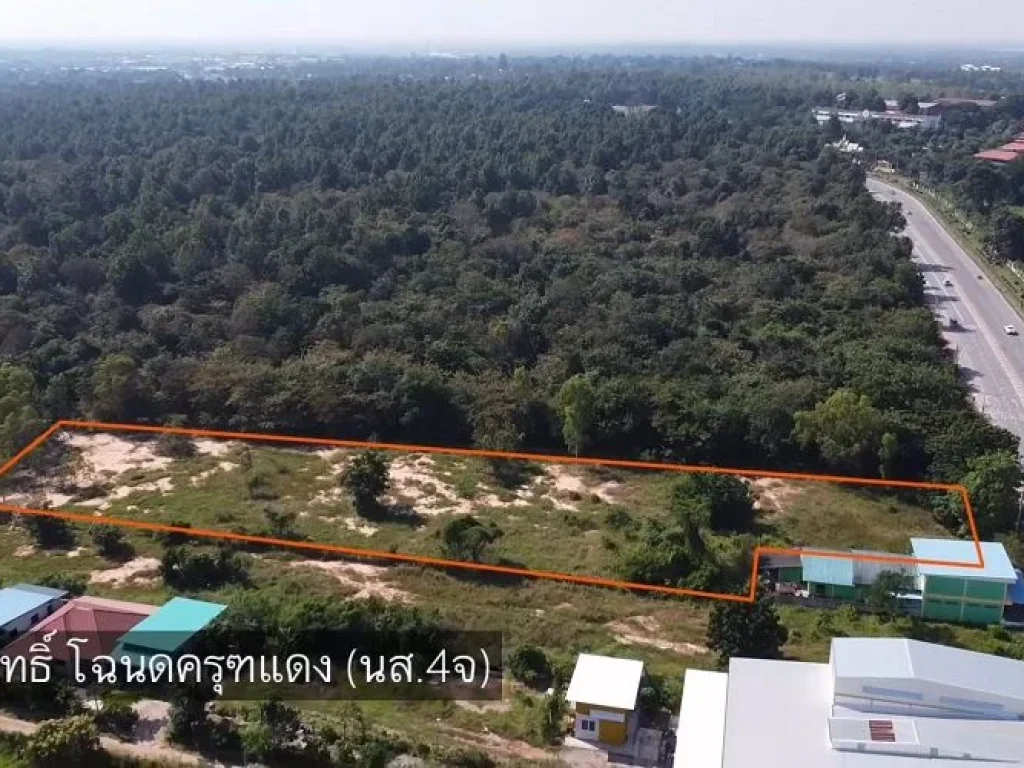 ขายที่ดินด่านขุนทด เนื้อที่ 4-2-18 ไร่ ใกล้วิทยาลัยเทคนิคหลวงพ่อคูณ