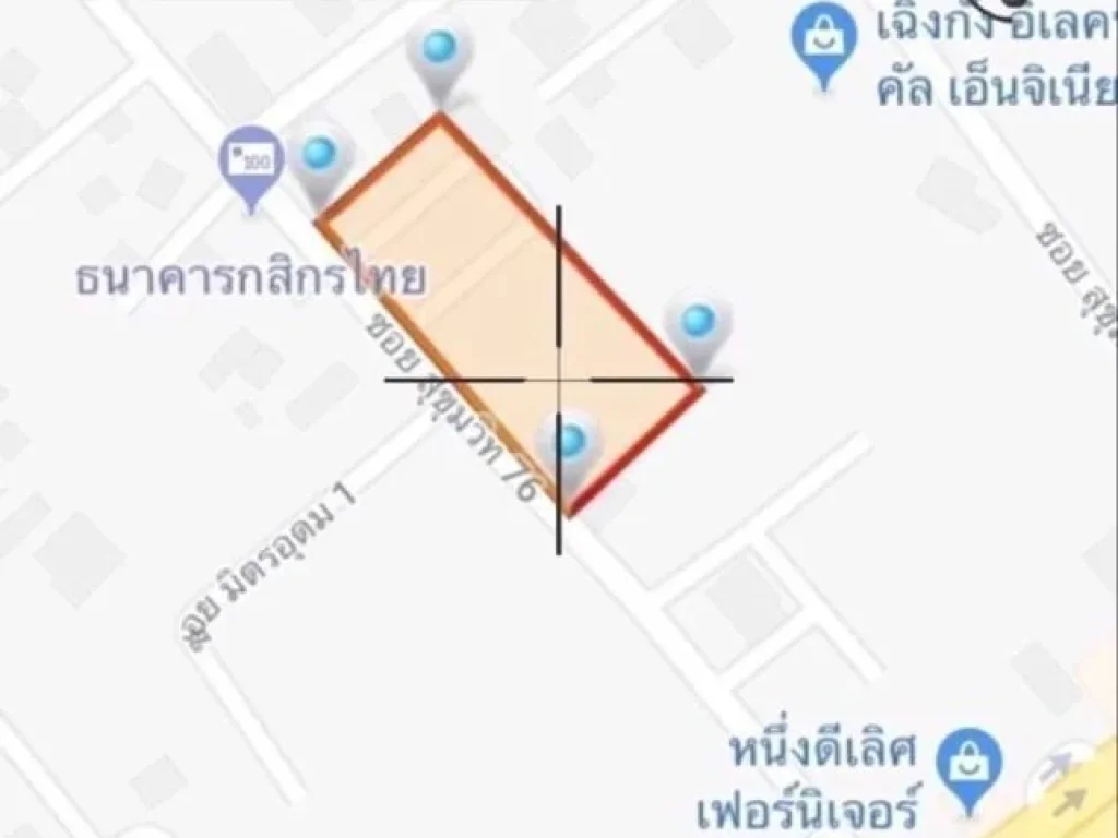 ขาย ที่ดิน4ไร่28ตรวถนนสุขุมวิท 76 แถวสำโรงเข้าจากปากซอย 200 เมตร อยู่ขวามือ อยู่ระหว่างBTS Bitec และ BTSแบริ่ง