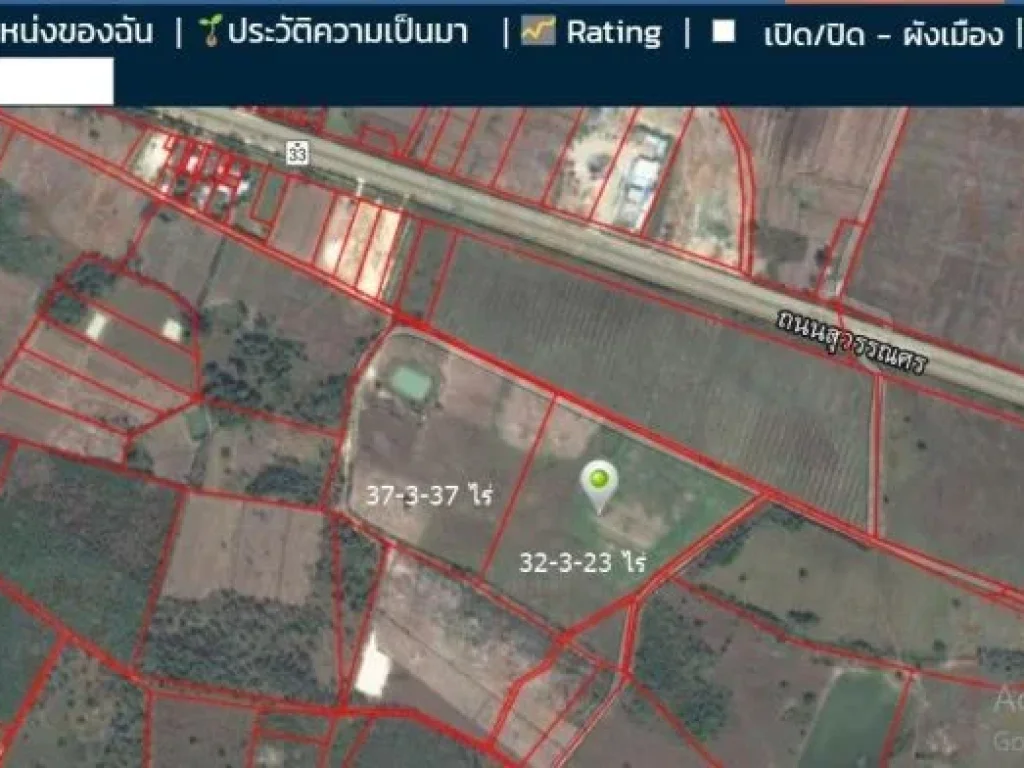 ขายที่ดิน 70 ไร่ ตบ่อทอง อกบินทร์ ห่างสีแยกกบินทร์ 7 กม ไร่ละ 7 แสน