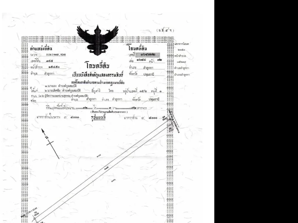 ขายที่ดินเปล่า คลอง 9 ตำบลลำลูกกา อำเภอลำลูกกา จังหวัดปทุมธานี