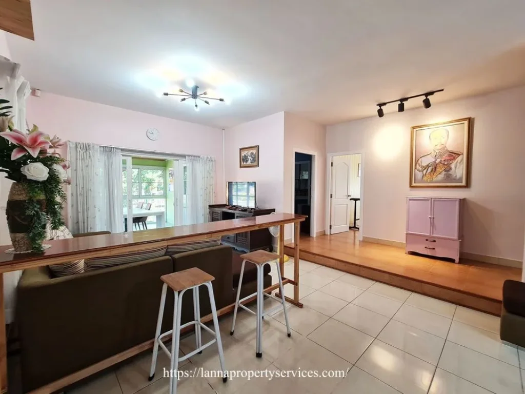 ให้เช่าบ้านในโครงการจัดสรร Furnished house for rent at Home In Park Hang dong Chiang Mai