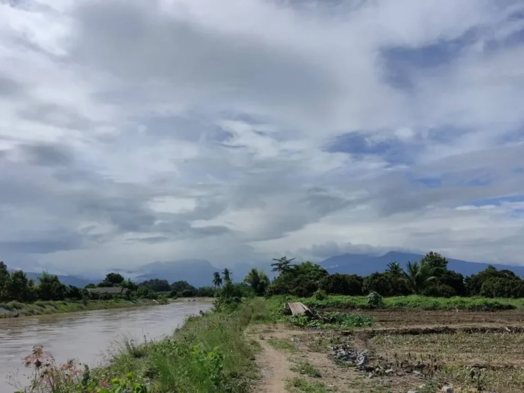 เจ้าของขายเอง ขายที่ดินติดแม่น้ำลี้ วิวดอยอินทนนท์ เหมาะทำบ้านพักตากอากาศ