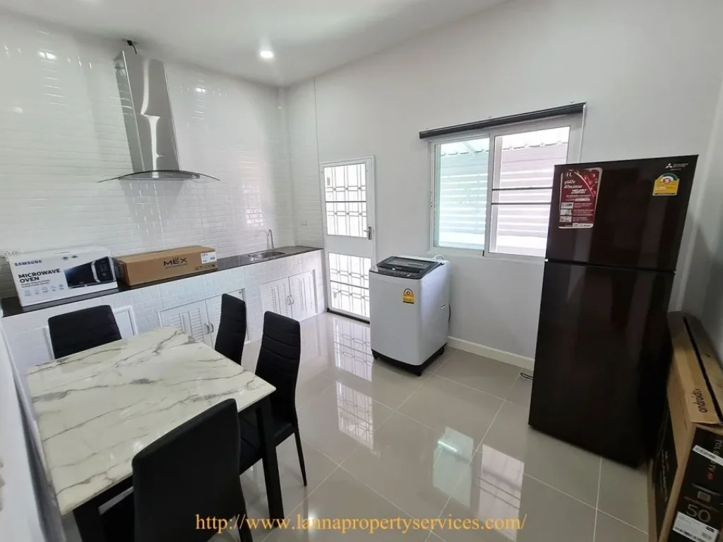 ให้เช่าบ้านใกล้กาดฝรั่ง Furnished house for rent 10-minute walks to SBS international school