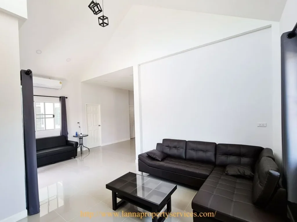 ให้เช่าบ้านใกล้กาดฝรั่ง Furnished house for rent 10-minute walks to SBS international school