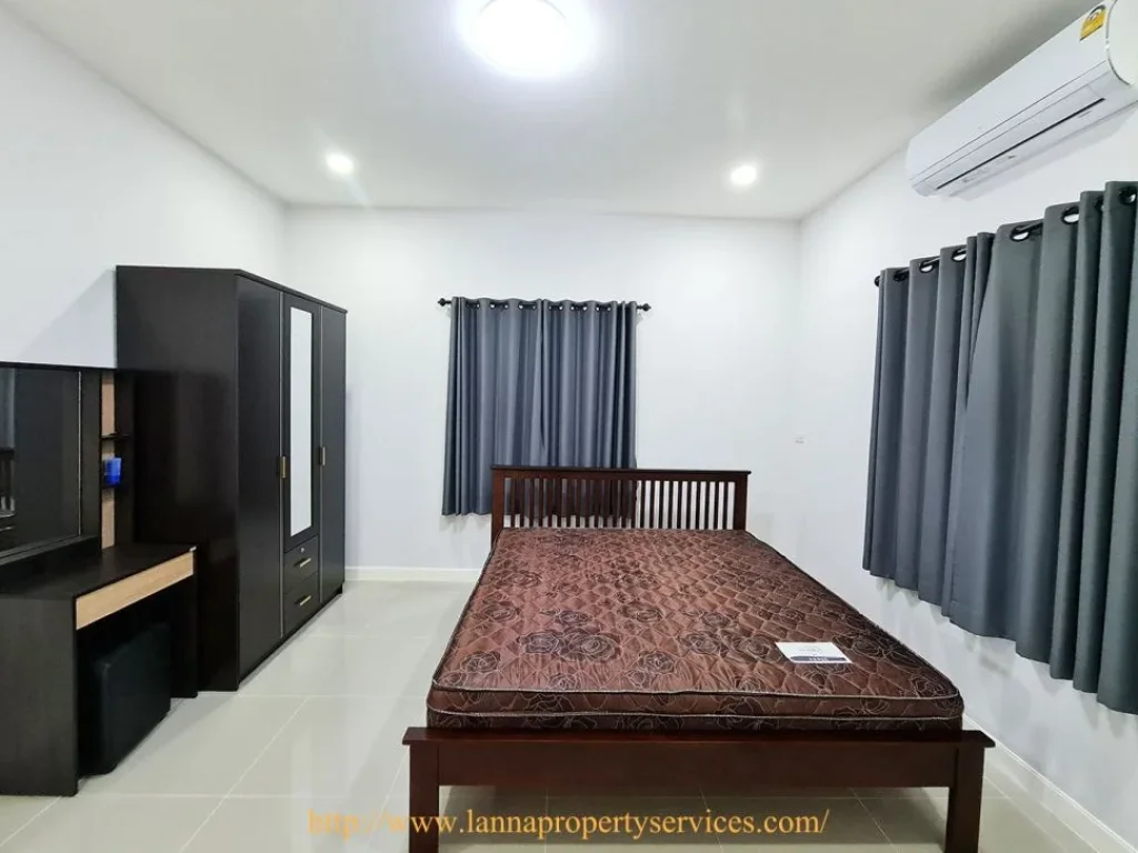 ให้เช่าบ้านใกล้กาดฝรั่ง Furnished house for rent 10-minute walks to SBS international school