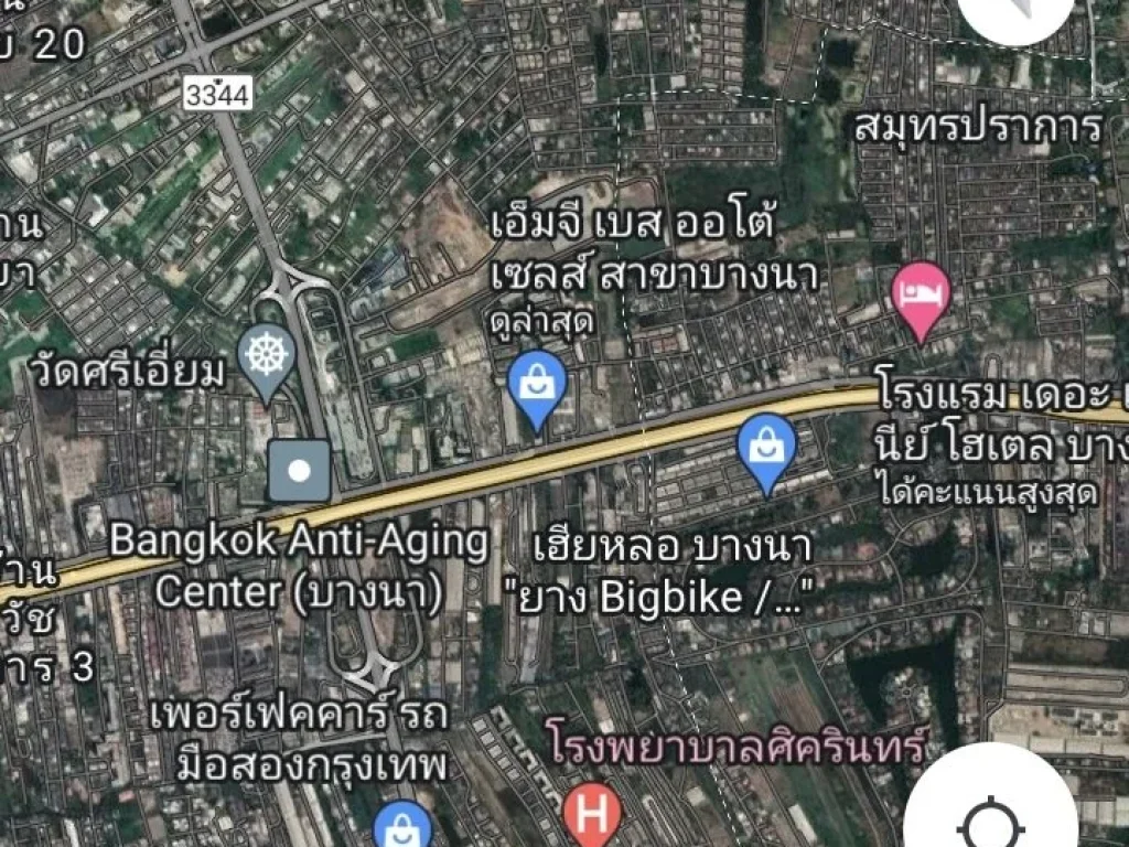 ขายที่ดิน 30 ไร่ ติดถนนบางนาตราด กม 4 ขาเข้า หน้ากว้าง 91 เมตร