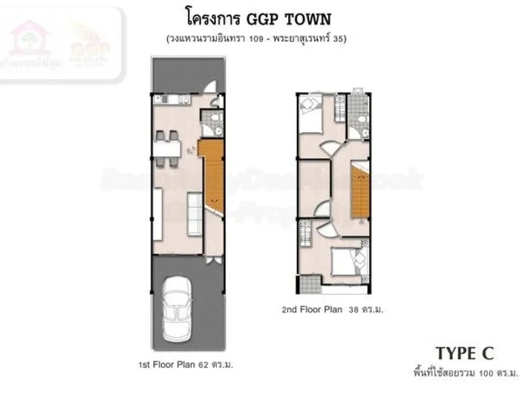 ขายโครงการ GGP TOWN พระยาสุเรนทร์ 35 คลองสามวา กรุงเทพ