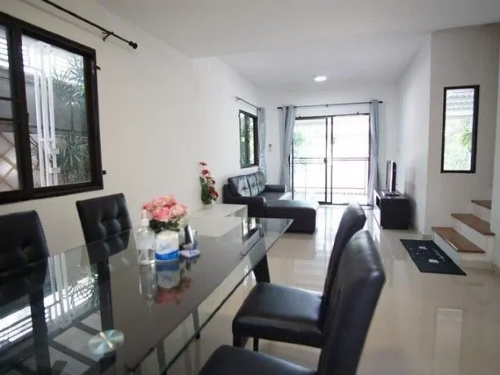 For Rent ทาวน์เฮาส์ หลังมุม พฤกษาวิลล์ 73 ซอยพัฒนาการ38 ใกล้ทางด่วน