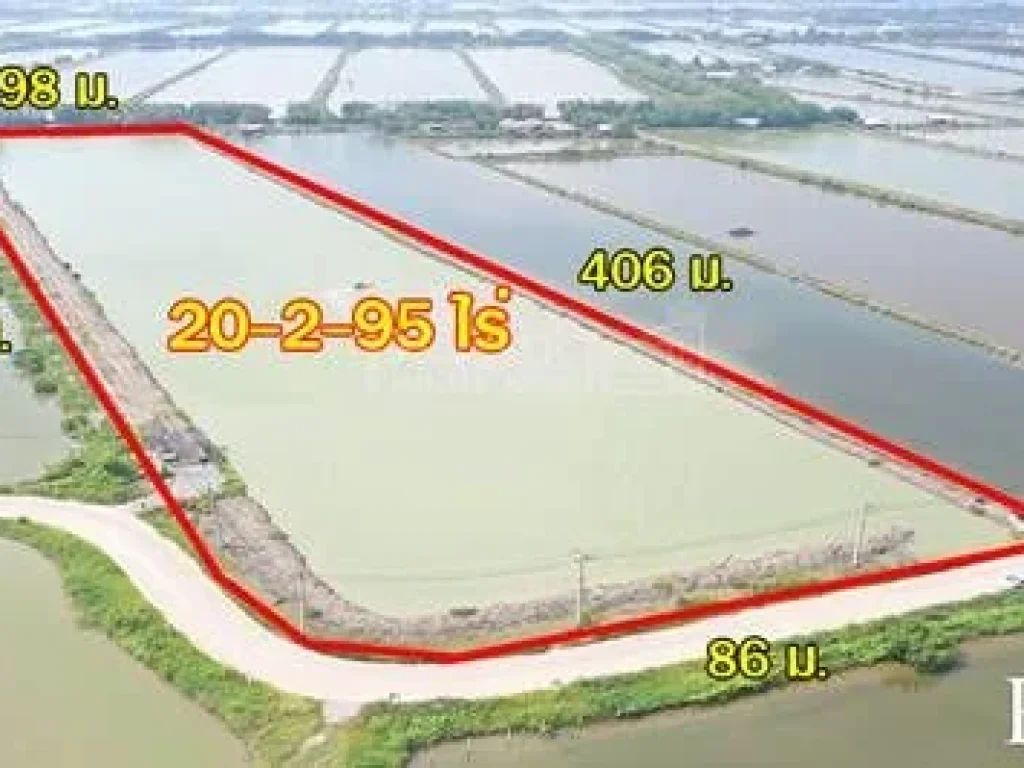 ขาย ที่สร้างโรงงาน 2075 ไร่ ขอใบ รง4 ได้ ใกล้ กรุงเทพ หน้ากว้างเทรลเลอร์ ลุยสบาย ใกล้ บางขุนเทียน - KK5281S