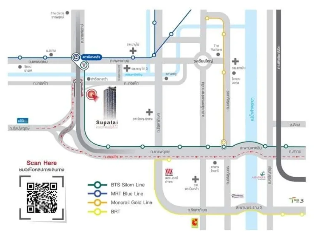 คอนโดศุภาลัย ลอฟท์ สาทร-ราชพฤกษ์ ห้องมุม เจ้าของขายเอง