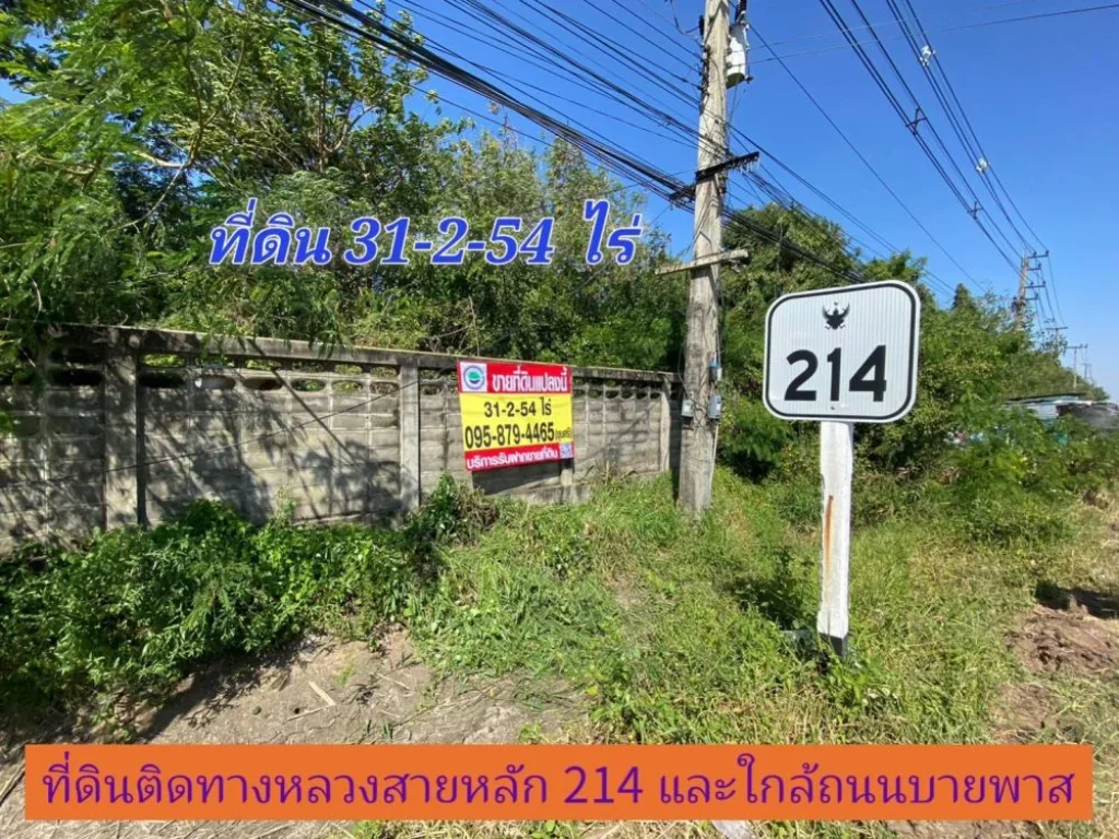 ขายที่ดินเมืองสุรินทร์ 31ไร่ครึ่ง ทำเลทองธุรกิจ ติดถนน 4 เลน สุรินทร์-จอมพระ-ร้อยเอ็ด214