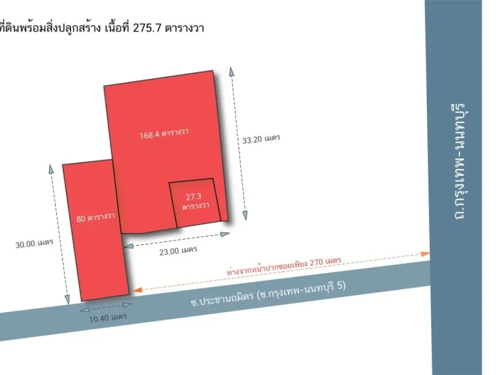 ขายที่ดินพร้อมสิ่งปลูกสร้าง เนื้อที่ 2757 ตารางวา ตลาดค้าไม้บางโพ ซประชานฤมิตร ประชาราษฎร์ สาย 1 ซอย 24 เขตบางซื่อ