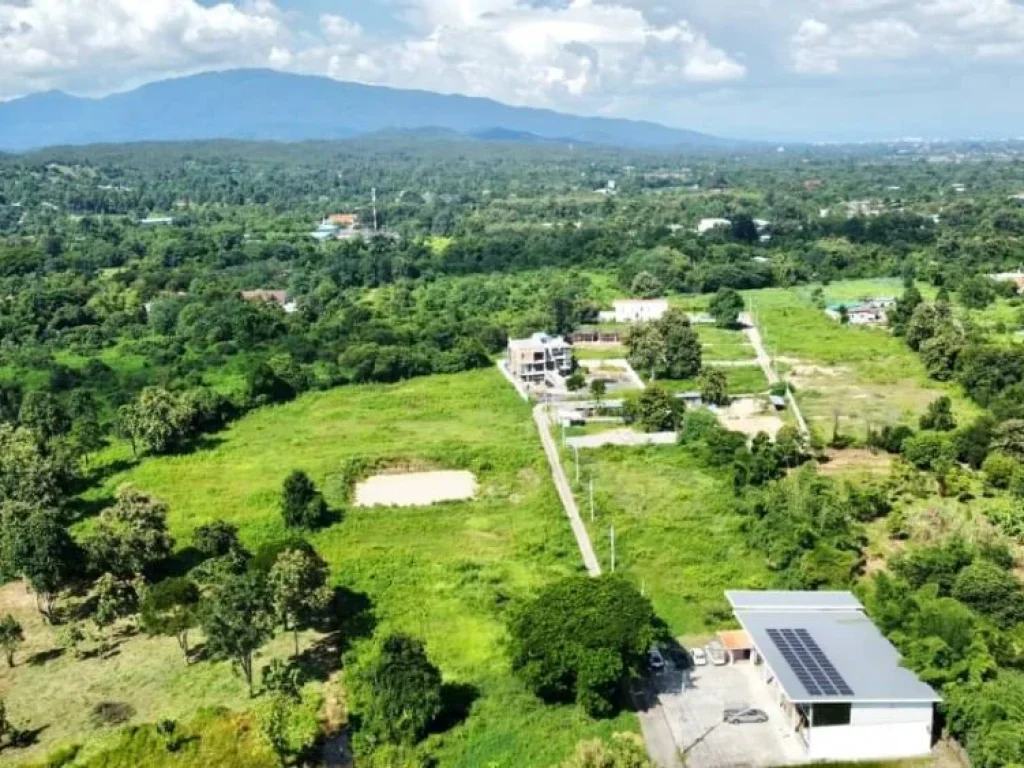 ขายที่ดินแปลงสวย วิวเขาแบบพาโนราม่า ใกล้เมืองเชียงใหม่ เหมาะสำหรับบ้านสำหรับพักผ่อนอยู่กับธรรมชาติอันสวยงาม