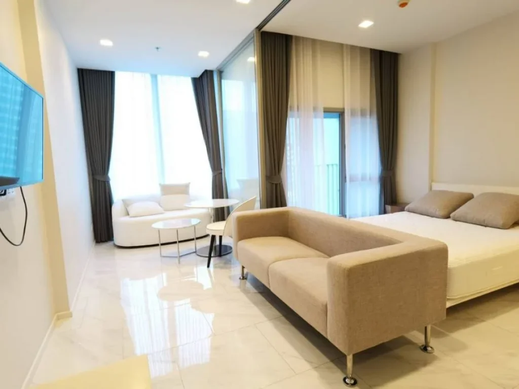 Condo Hyde Sukhumvit 11 ใกล้รถไฟฟ้า BTS สถานีนานา ขนาด 34 ตรม 1 ห้องนอน ชั้น4 วิวเมือง ตกแต่งครบ