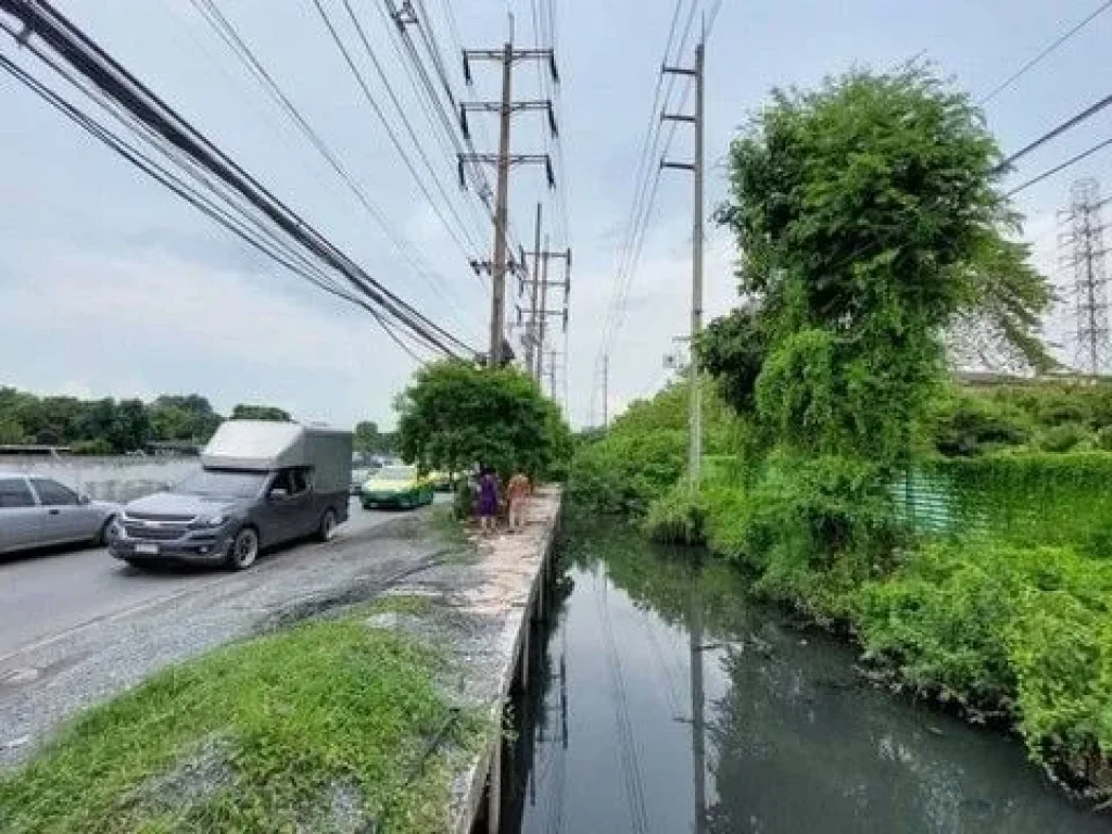 ขายที่เเปลงสุดท้าย บนถนนเลียบคลองประปา ใกล้เเจ้งวัฒนะ