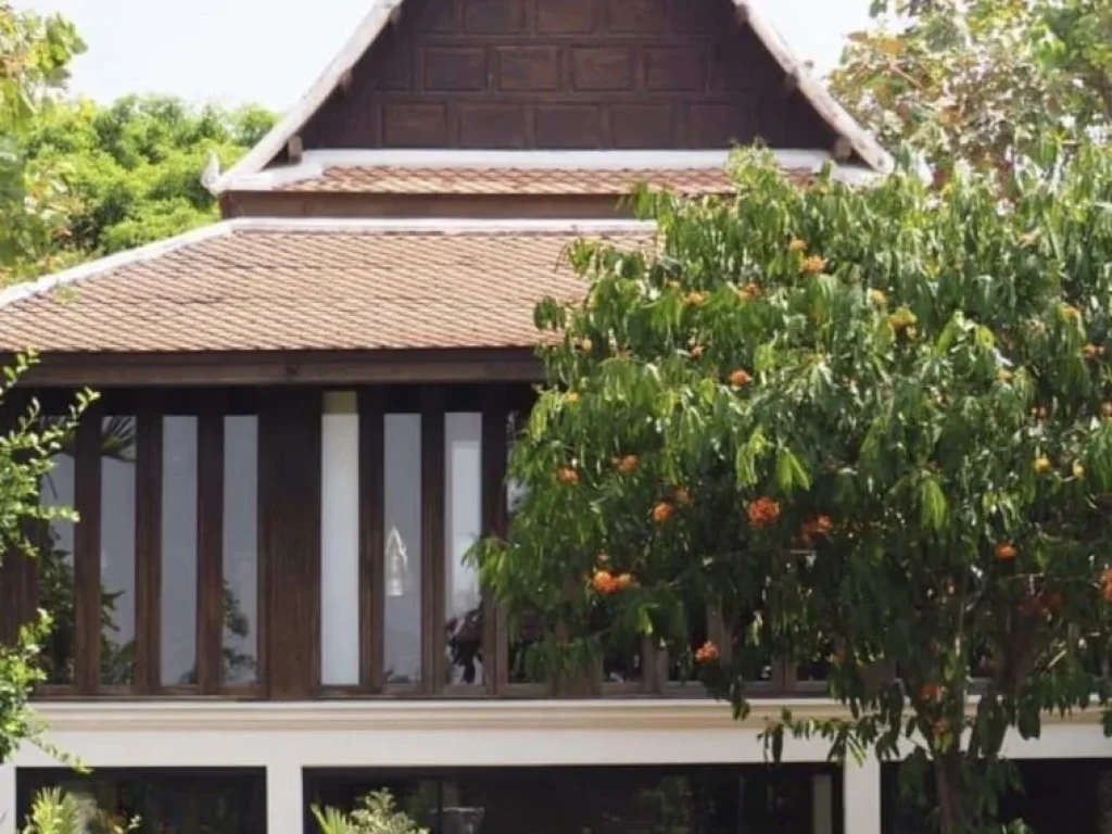 ขายบ้านเรือนไทยพร้อมร้านกาแฟที่สวยเหมาะกับธุรกิจร้านกาแฟและรีสอร์ททำเลดีมาก