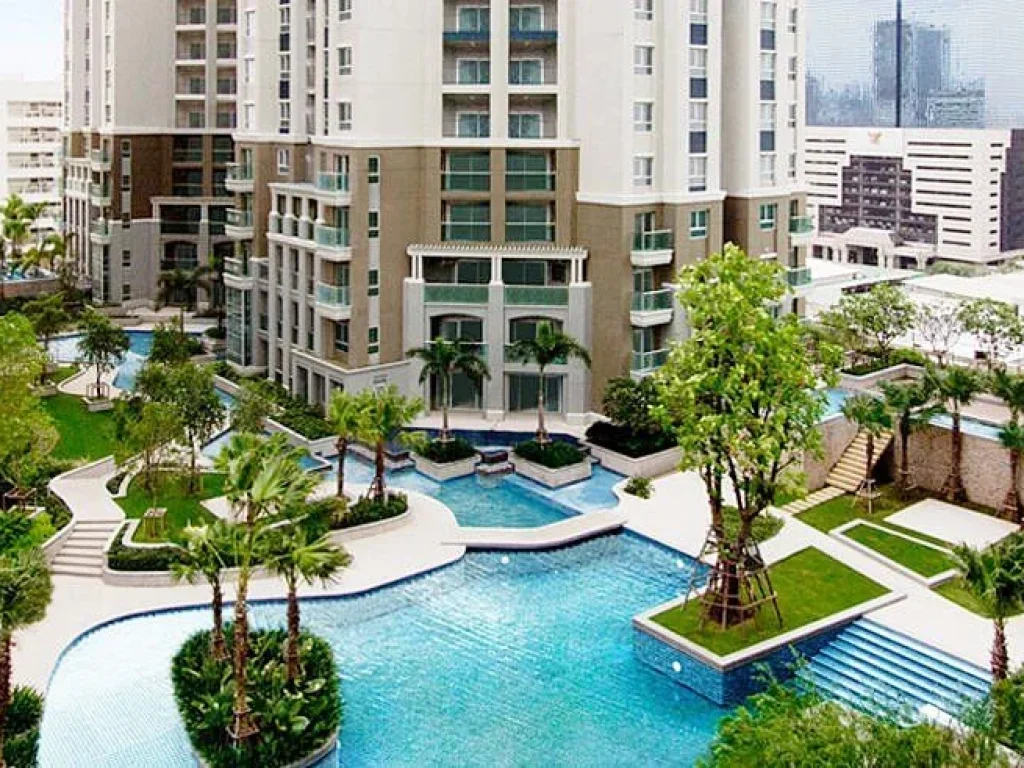 Condo Belle Grand Rama 9 ใกล้รถไฟฟ้า MRT พระราม 9 ห้องขนาด 485 ตารางเมตร 1 ห้องนอน ชั้น15 ตกแต่งครบ