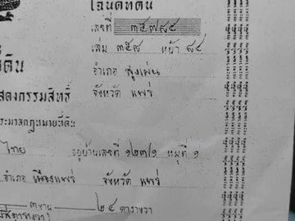 ขายที่ดิน ตป่าแมต ม14 อเมือง จแพร่ เป็นที่ติดแม่น้ำยม