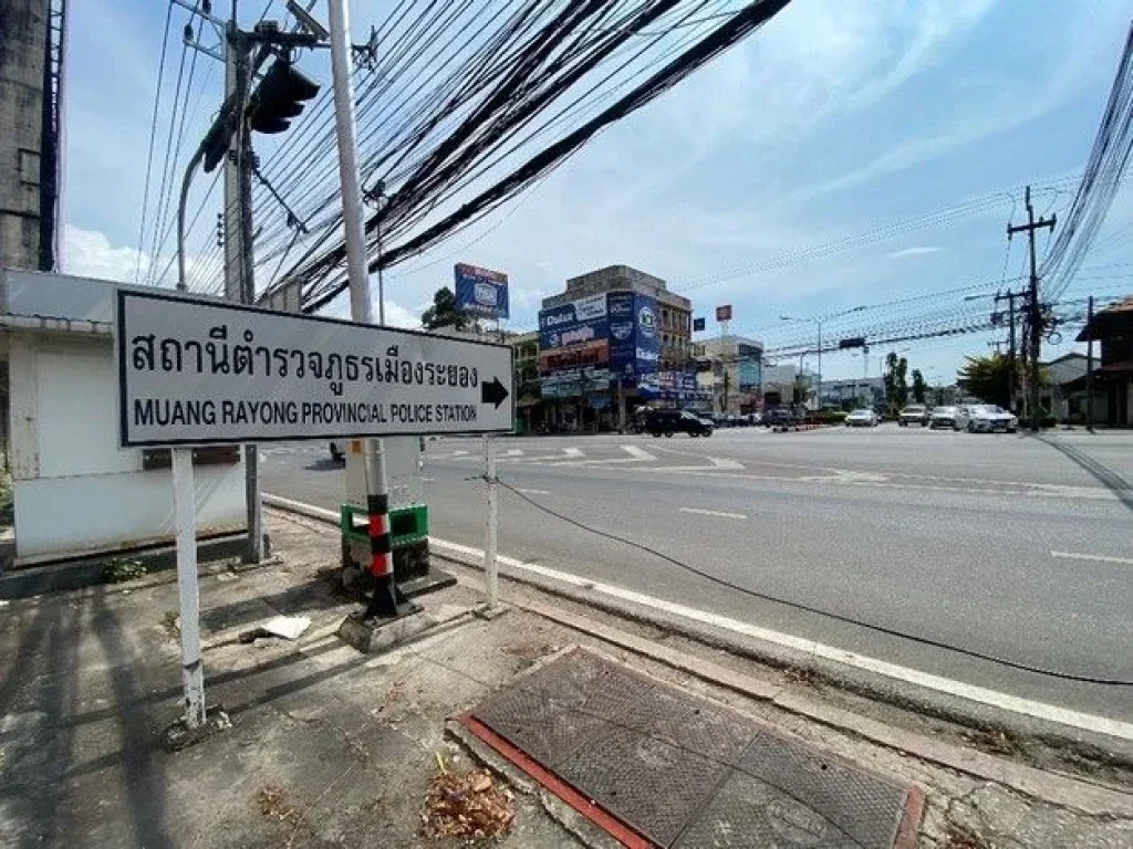 ขายที่ดินสวยมาก ติดถนนสุขุมวิท ทำเลดี ติดสามแยกใหญ่ ใจกลางเมืองระยอง จระยอง