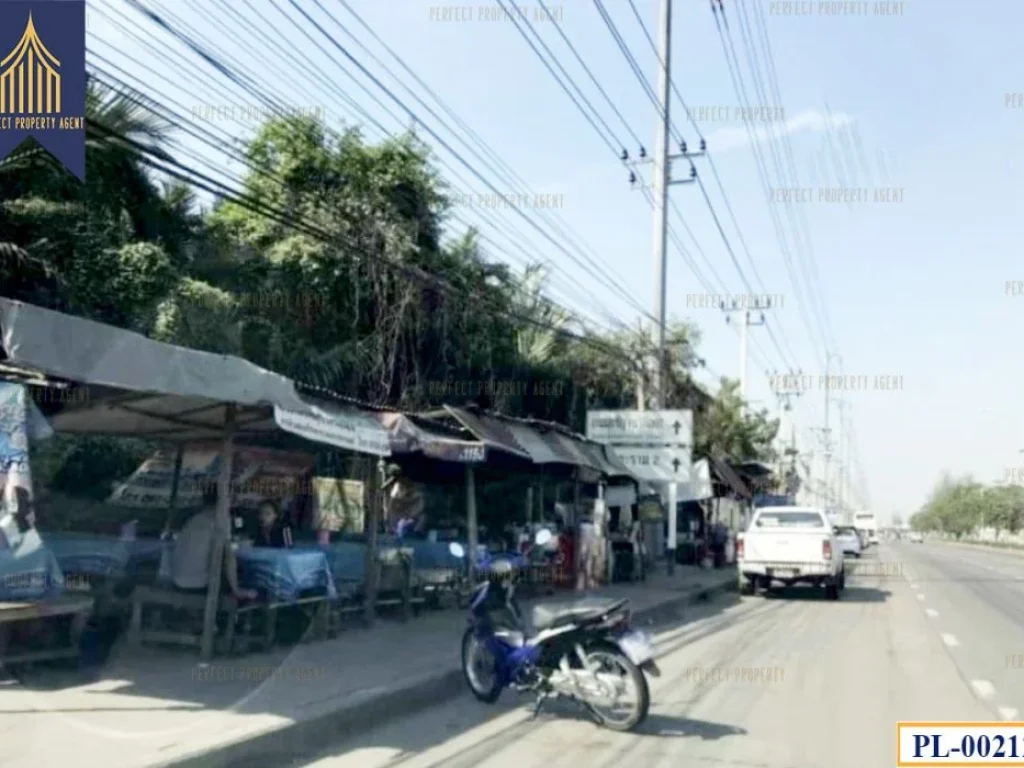 ที่ดินเปล่า ติดถนนสุขสวัสดิ์ พระสมุทรเจดีย์ ใกล้ทางด่วนกาญจนา