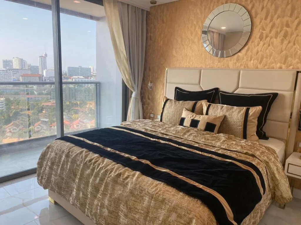 ขาย คอนโด โคปาคาบาน่าบีชจอมเทียน - พัทยา For sale Copacabana studio room hight floor Foriegner name Fully furnished Condo Copacabana Beach Jomtien