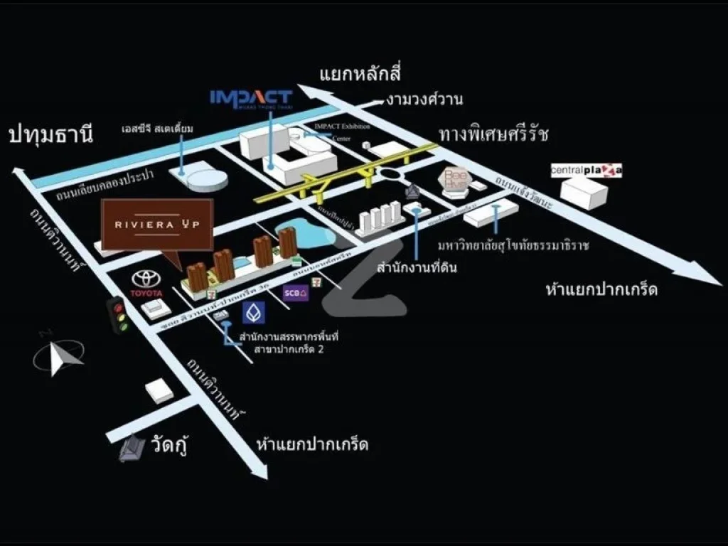 ขาย คอนโดเลควิว ริเวียร่า เมืองทองธานี ชั้น21 ใกล้รถไฟฟ้าสายสีชมพู วิวทะเลสาบ