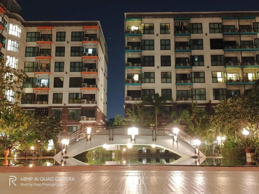 Condo Summer Garden ใกล้รถไฟฟ้าสีชมพู แจ้งวัฒนะ-ปากเกร็ด 28 แบบ 2 ห้องนอน ชั้น5 วิวสระ ตกแต่งครบ