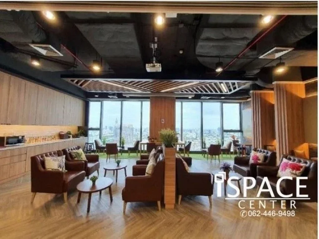 ให้เช่า Serviced Office เซอร์วิส ออฟฟิศ ติด MRTพระราม9 หิ้วโน๊ตบุ๊คเข้าทำงานได้ทันที ตกแต่งเรียบร้อย